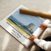 Devil’s Tower National Monument Wyoming, Aquarell Poster