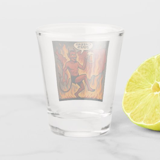 Devil Schnapsglas (Rückseite)
