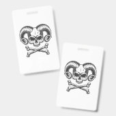 Devil Skull Ausweis (Vorder- & Rückseite)