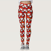 DEVIL SMILING FACES GROUP + Ihre Idee Leggings (Vorderseite)