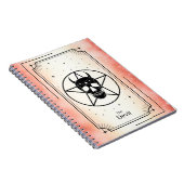 Devil Tarot Card Notebook Notizblock (Rechte Seite)