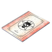 Devil Tarot Card Notebook Notizblock (Linke Seite)
