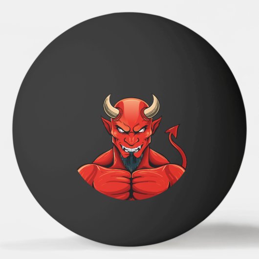 Devil  tischtennisball (Vorderseite)
