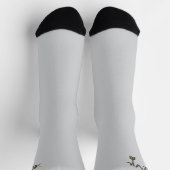 DEVIL Unisex Socks Trend Abstrakt Schwarz-weiß Socken (Oben)