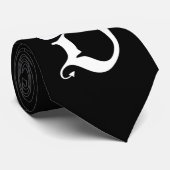 Devil (white print) krawatte (Gerollt)