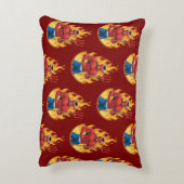 Devil with trident dekokissen (Rückseite(Vertikal))