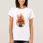 Devil with trident T-Shirt (Vorderseite)