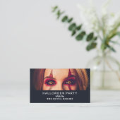 Devil Woman, Halloween-Party Ticket Einladung (Stehend Vorderseite)