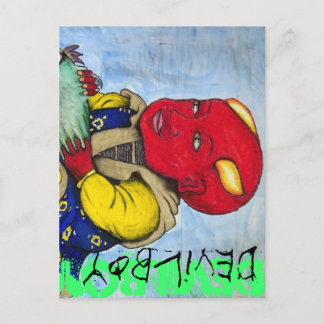 Devilboy-Karte Postkarte