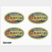 DevilCo Blinker Fluid Ovaler Aufkleber (Blatt)