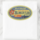 DeVilCo Blinker Fluid Ovaler Aufkleber (Tasche)