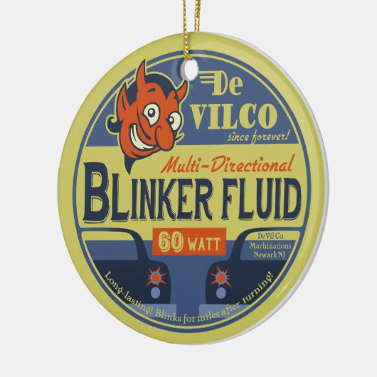 DeVilCo Blinker-Flüssigkeit Keramik Ornament (Links)