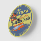 DeVILCO Left-Handed Johnsons Runde Wanduhr (Winkel)