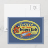 DeVILCO Linkshänder-Johnsons Postkarte (Vorne/Hinten)
