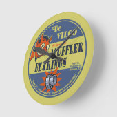 DeVILco Muffler-Anhörungen Runde Wanduhr (Winkel)