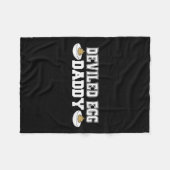 Deviled Egg Daddy - Funny Erntedank Deviled Egg Fleecedecke (Vorderseite (Horizontal))