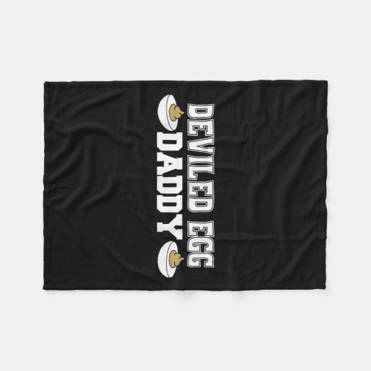 Deviled Egg Daddy - Funny Erntedank Deviled Egg Fleecedecke (Vorderseite (Horizontal))