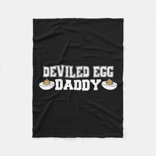 Deviled Egg Daddy - Funny Erntedank Deviled Egg Fleecedecke (Vorderseite)