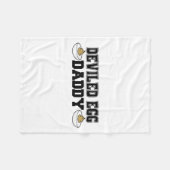 Deviled Egg Daddy - Funny Thanksgiving Deviled Egg Fleecedecke (Vorderseite (Horizontal))