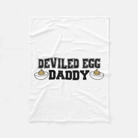 Deviled Egg Daddy - Funny Thanksgiving Deviled Egg Fleecedecke (Vorderseite)