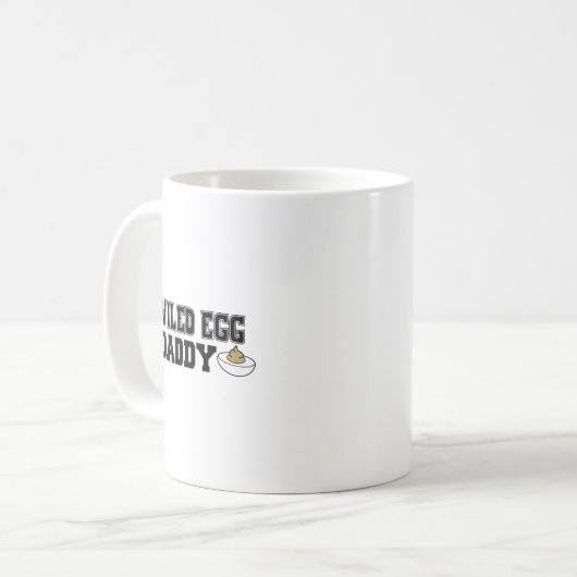 Deviled Egg Daddy - Funny Thanksgiving Deviled Egg Kaffeetasse (Vorderseite Links)