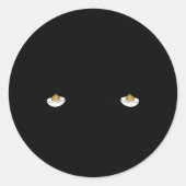 Deviled Egg Daddy - Funny Thanksgiving Deviled Egg Runder Aufkleber (Vorderseite)