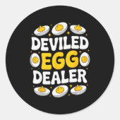 Deviled Egg Er  Runder Aufkleber (Vorderseite)