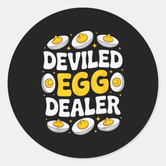 Deviled Egg Er  Runder Aufkleber (Vorderseite)