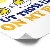 Deviled Egg Lover Funny Foodie Humor Apparel Uni-a Poster (Ecke)