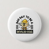 Deviled Egg Thanksgiving Eggs For Men Women Funny  Button (Vorderseite)