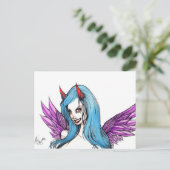 Devilian Look Postkarte (Stehend Vorderseite)