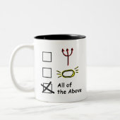Devilish Angel Zweifarbige Tasse (Links)