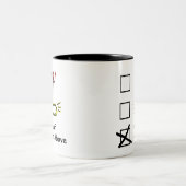 Devilish Angel Zweifarbige Tasse (Mittel)