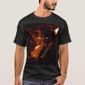 Devilish Burning Flames fotografisch anpassbar T-Shirt (Vorderseite)