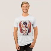 Devilish Designs Tri-Blend Shirt (Vorderseite voll)