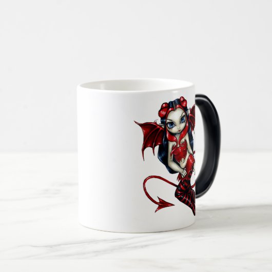 "Devilish feenhafte" Tasse (VorderseiteRechts)