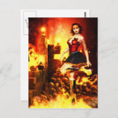 Devilish Glamour Postcard Postkarte (Vorne/Hinten)