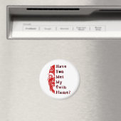 Devilish Spaß Twin Flame Zwillingsspiegel Magnet (In Situ (Geschirrspüler))