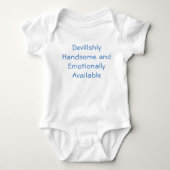 Devilishly Handsome Baby Boy's Bodysuit Baby Strampler (Vorderseite)