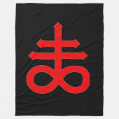 DEVILKREUZ FLEECEDECKE (Vorderseite)