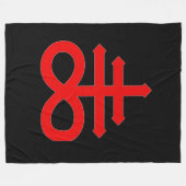 DEVILKREUZ FLEECEDECKE (Vorderseite (Horizontal))