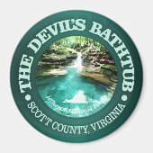 Devils Bathtub (Va) Magnet (Vorne)