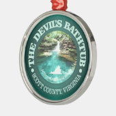Devils Bathtub (Va) Ornament Aus Metall (Links)