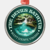 Devils Bathtub (Va) Ornament Aus Metall (Vorne)