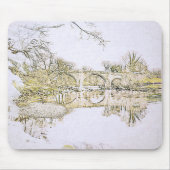 Devil's Bridge Kirkby Lonsdale Pencil Sketch Mousepad (Vorne)