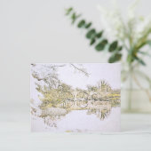 Devil's Bridge Kirkby Lonsdale Pencil Sketch Postkarte (Stehend Vorderseite)