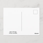 Devil's Bridge Kirkby Lonsdale Pencil Sketch Postkarte (Rückseite)