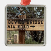 Devils Bridge Sedona Arizona Ornament Aus Metall (Vorne)