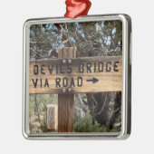 Devils Bridge Sedona Arizona Ornament Aus Metall (Links)