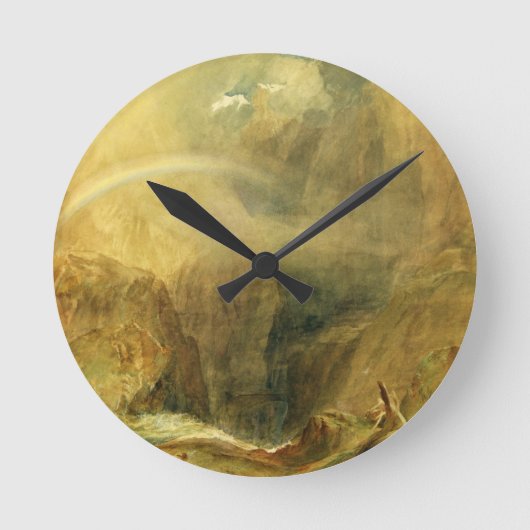 Devil's Bridge, St. Gotthard's Pass, c.1804 (w/c a Runde Wanduhr (Vorderseite)